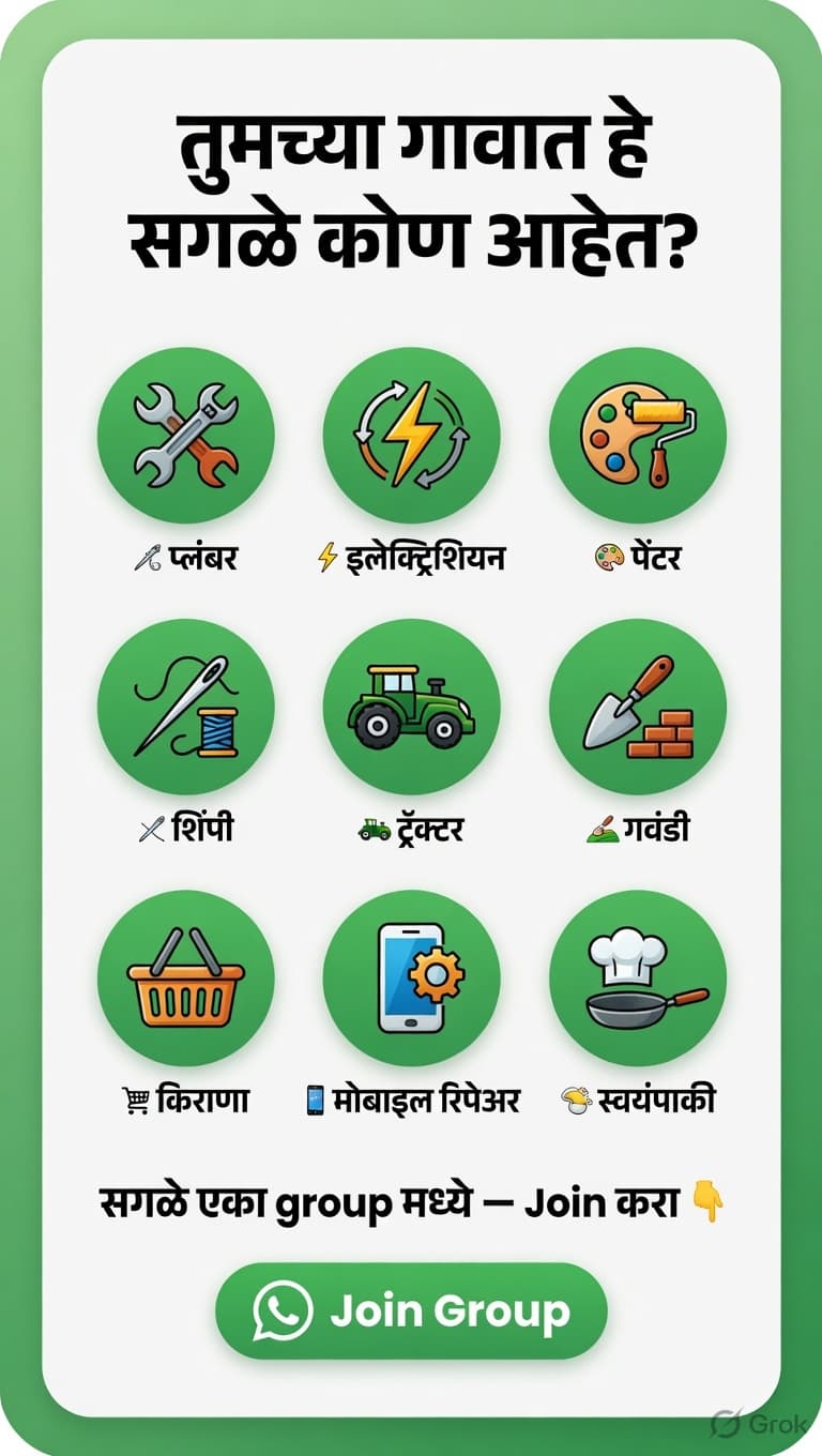 Who are all these skilled people in your village - services grid